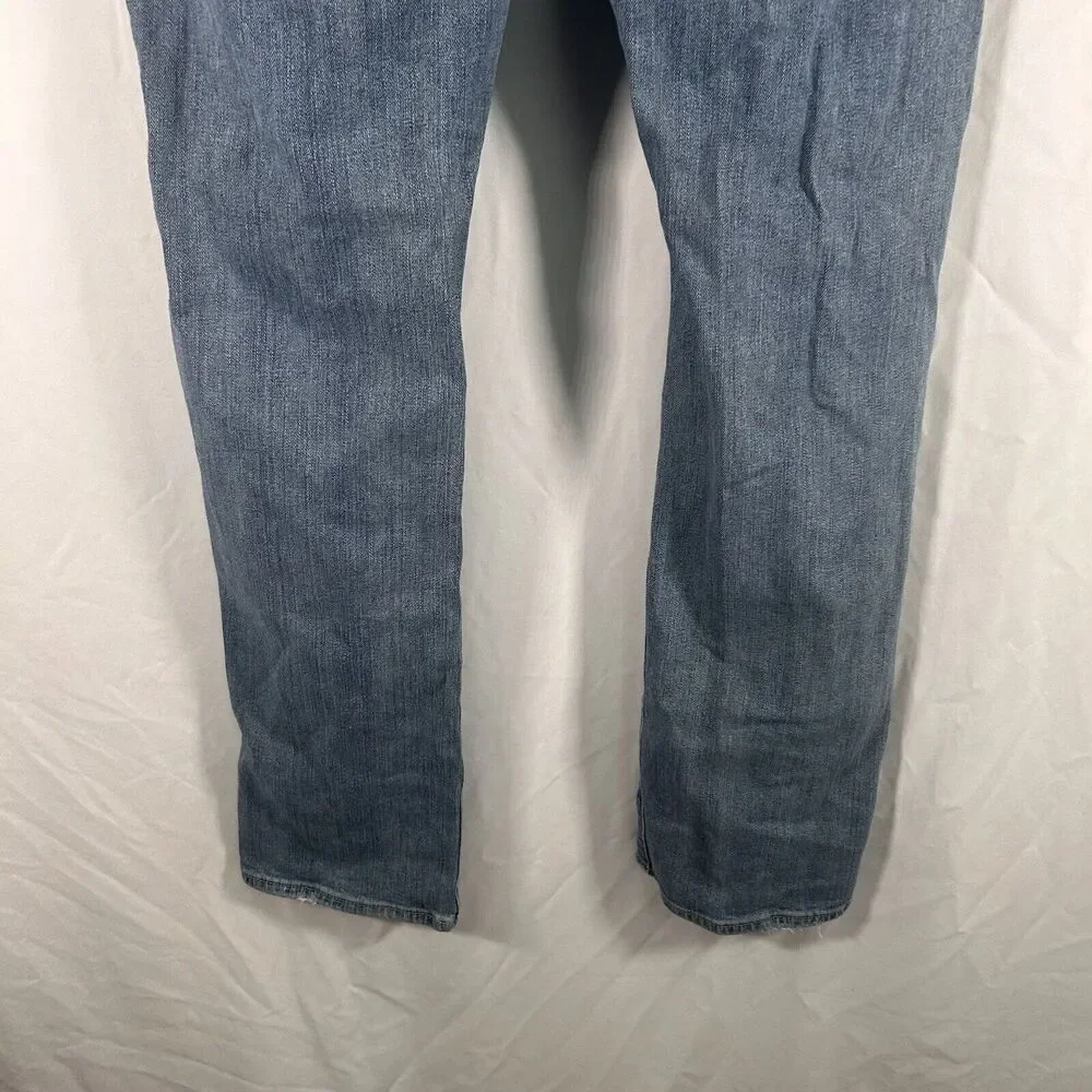 Abercrombie Fitch Jeans Men's 32x32 Light Wash Denim Kennan Straight Stretch